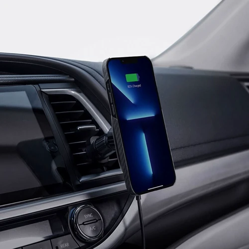 Держатель Pitaka Car Holder Air Vent Pro MagEZ 15W Black (CM4001Q) for iPhone 13/14 series фото 6