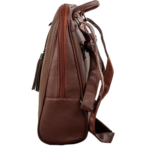Женский рюкзак Valiria Fashion коричневый (DETAG601-10): Фактура Зернистая, Матовая