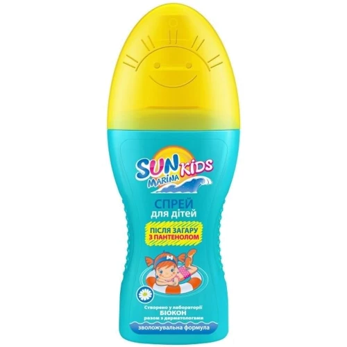 Солнцезащитный спрей Біокон Sun Marina Kids для детей после загара 150мл (4820064562100)
