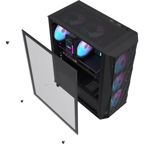 Корпус DarkFlash DK352 Black фото 7