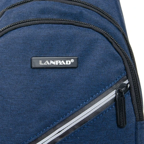 Чоловіча сумка-слінг Lanpad синя (33053): Стать Чоловік