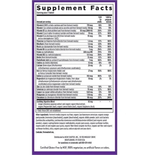 New Chapter One Daily Prenatal Multivitamin 35+ Щоденні мультивітаміни для вагітних 30 таблеток