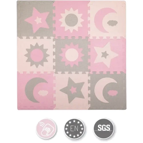 Коврик-пазл MoMi Nebe Pink 93x93 см (AKCE00030): Размер, см 93х93х1