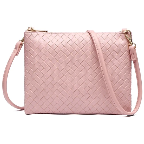 Женская сумка-пошет Amelie Galanti розовая (A991503-01-pink): Материал Искусственная кожа