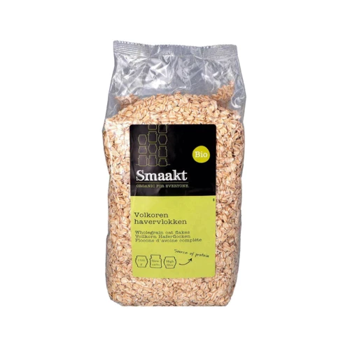 Хлопья овсяные Smaakt органические 1.5 кг (8718924016404)