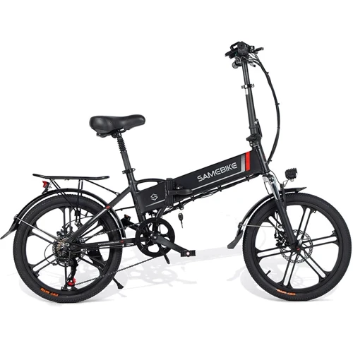 Электровелосипед SAMEBIKE 20LVXD30-II (350 Вт, 10 А/ч, 48 В), колеса 20", черный: Вес устройства, кг 28