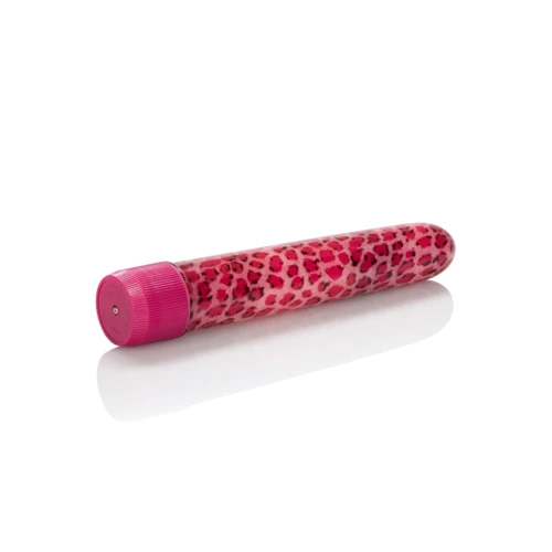 CalExotics Leopard Massager пластиковый вибратор, 17x3 см, розовый