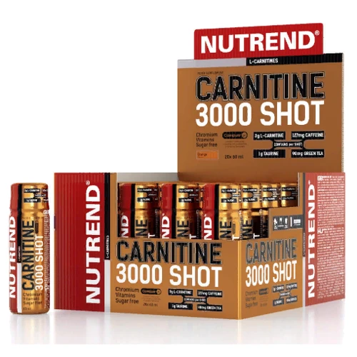Жиросжигатель Nutrend Carnitine 3000 Shot 20 х 60 ml Orange