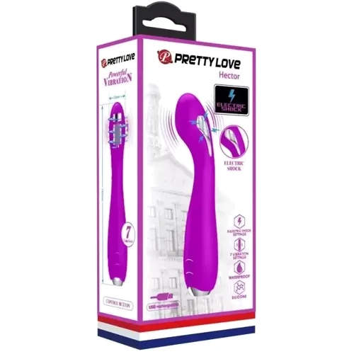 Вибратор Pretty Love - HECTOR G-SPOT VIBRATOR с электростимуляцией, BI-014765
