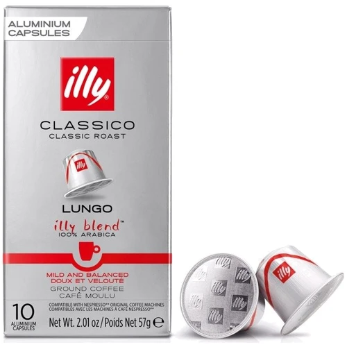 Кофе в капсулах ILLY Classico Lungo 100% Арабика 10x5.7 г (8003753158617) фото 4