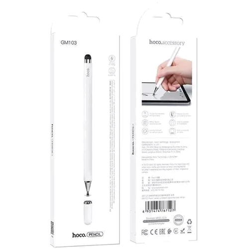 Стилус Hoco GM111 Cool Dynamic Series 3in1 Passive Universal Capacitive Pen White фото 5
