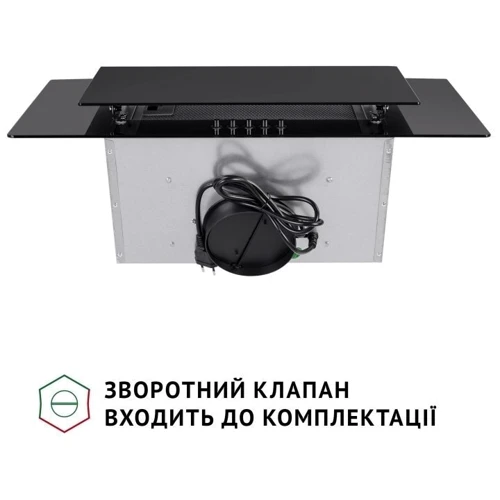 Витяжка Perfelli DN 6142 BL LED: Матеріал корпусу фарбований метал