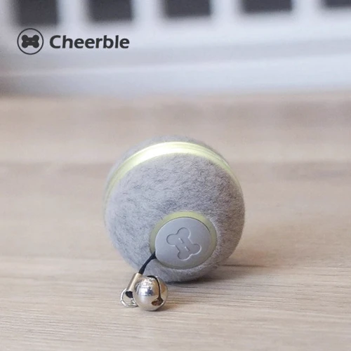 Мячик для кошек Cheerble Wickedball Mini Artificial Wool Серый (1983) фото 14