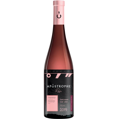 Вино Apostrophe Rose рожеве напівсолодке 0.75л (PRA4820233640363)