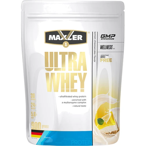 Протеин Maxler Ultra Whey 900 g /30 servings/ Lemon Cheesecake