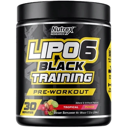 Предтренировочный комплекс Nutrex Research Lipo-6 Black Training 195 g /29 servings/ Tropical Punch