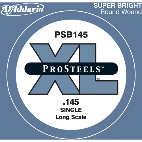 Струна для гитар Струна D`ADDARIO PSB145 XL PRO STEELS ROUND WOUND SINGLE 145
