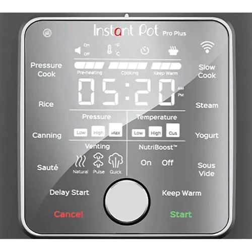Мультиварка Instant Pot 6QT Pro Plus: Мощность 1200 Вт