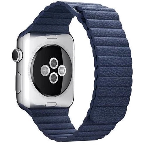Аксессуар для Watch Fashion Leather Loop Band Blue for Apple Watch 38/40/41mm: Производитель Fashion