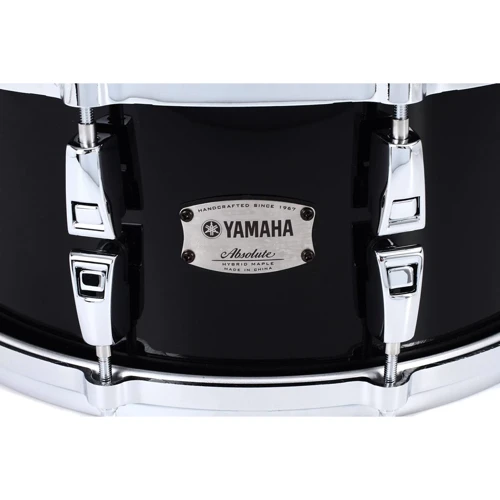 Малый барабан Yamaha Absolute Hybrid Maple Snare 14" AMS1460 SOB (Solid Black)