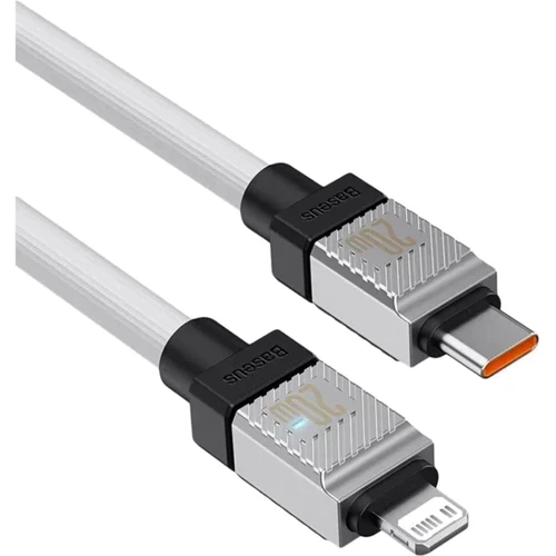 Кабель Baseus Cable USB-C to Lightning CoolPlay Series Fast Charging 2m White (CAKW000102): Тип USB Cable - Lightning