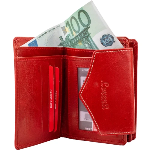 Женский кошелек Lorenti красный (DNKRD-01-BAL2-red): Формат кошелька Горизонтальный