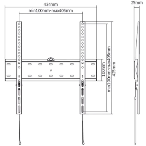 Кронштейн для ТВ Gembird WM-55F-02