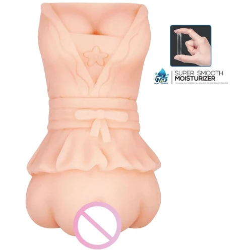 Мастурбатор с вибрацией и технологией выработки лубриканта LYBAILE Crazy Bull Realistic Vagina Masturbator (BM-009198ZK)