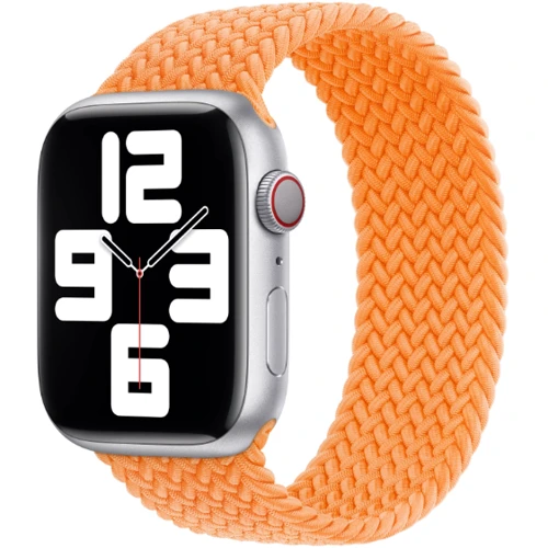 Аксесуар для Watch Apple Solo Loop Braided Bright Orange Size 3 (MQXQ3) для Apple Watch 38/40/41mm