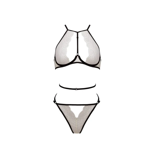 Комплект Passion CHIKA SET cream XXL/XXXL
