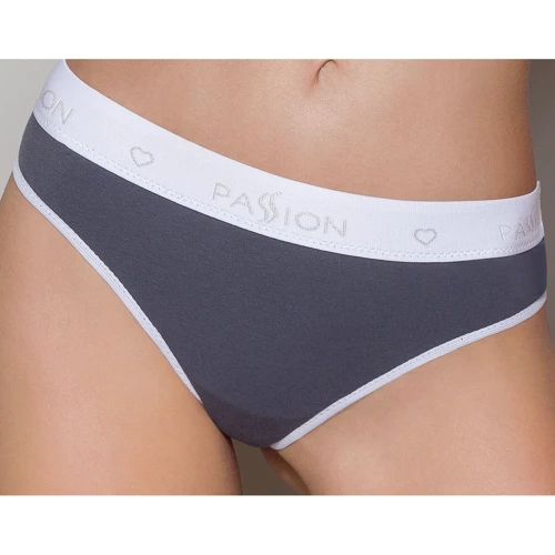 

Спортивные трусики-стринги Passion PS007 Panties dark grey, size L
