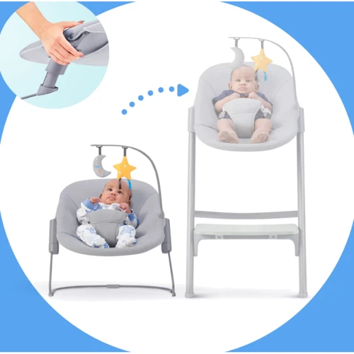 Шезлонг-качалка Kinderkraft Calmee Grey (KBCALM00GRY0000): Тип кресло-качалка