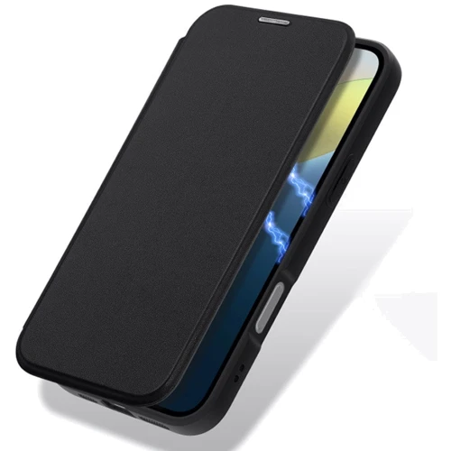 Чехол для iPhone Dux Ducis Skin X Pro with MagSafe Black for iPhone 16: Цвет черный
