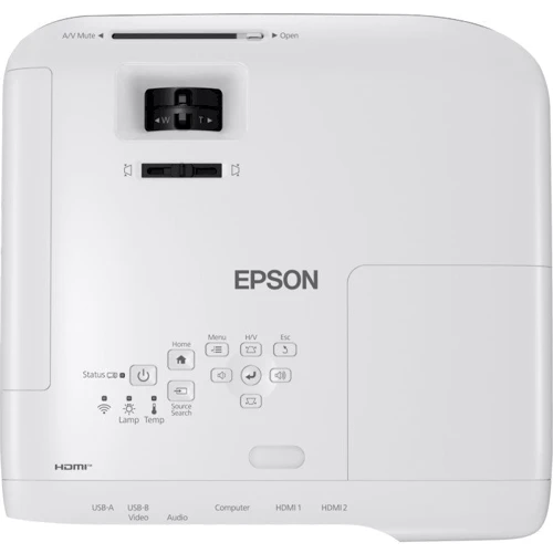 Проектор Epson EB-FH52 (V11H978040): Интерфейсы HDMI, USB, VGA, RCA