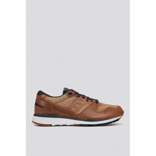 Кроссовки Saucony Azura (70464-1s) 43 (10) коричневые натуральная кожа всесезон