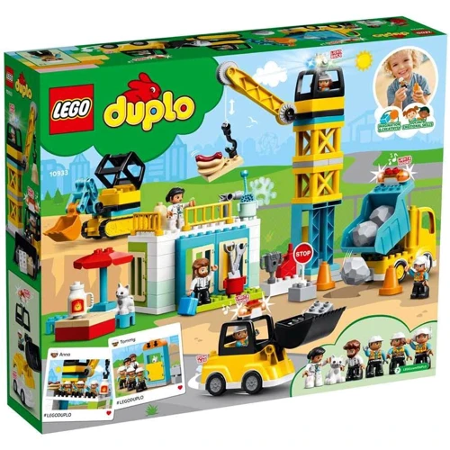 Конструктор LEGO DUPLO Подъемный кран и строительство (10933) фото 4