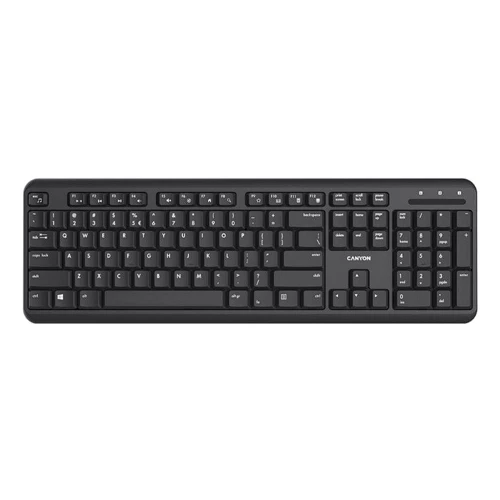 Клавиатура Canyon W20 Wireless Black (CNS-HKBW02-RU)