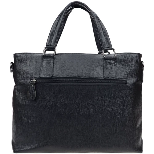 Мужская конференц-сумка Borsa Leather черная (10t098-black): Страна производитель Тайвань