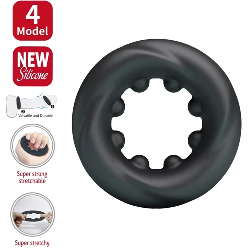 Ерекційне кільце LYBAILE Crazy Bull №4 - DAQUEZ super soft silicone (BI-210354)