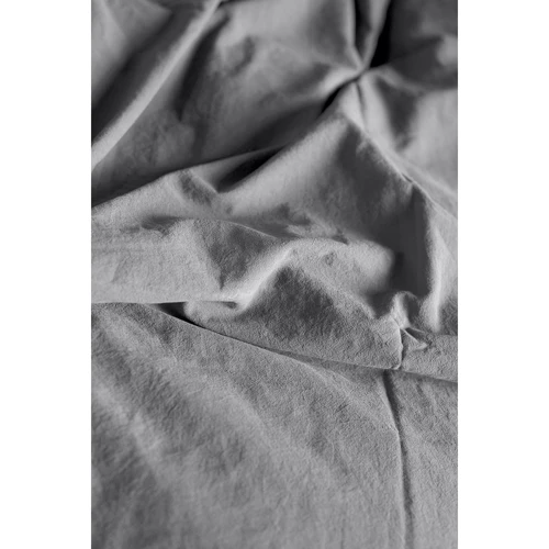Простирадло на гумці Stonewash SoundSleep Adriatic dark gray темно-сіра 160х200 см (93198523): Розмір простирадла, см 160x200