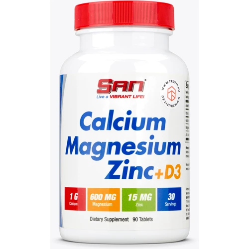 SAN Calcium magnesium zinc + vitamin D3 90 таблеток