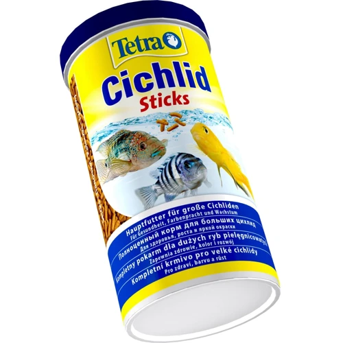 Корм Tetra Cichlid Sticks для аквариумных рыб в палочках 1 л (4004218198975): Зона плаванья Поверхность
