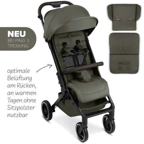 Прогулочная коляска ABC Design Ping 3 Trekking Avocado (12004982500): Количество блоков 1