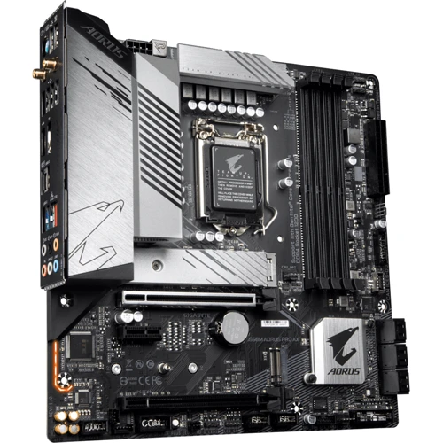 Gigabyte B560M AORUS PRO AX: Разъемы на задней панели USB 2.0, USB Type-C, USB 3.2 Gen 2, USB 3.2 Gen 1