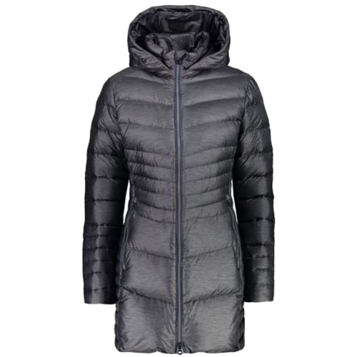 Пуховик CMP Woman Coat Snaps Hood 39K3096-M862 44 (36) темно-серый зимний с капюшоном