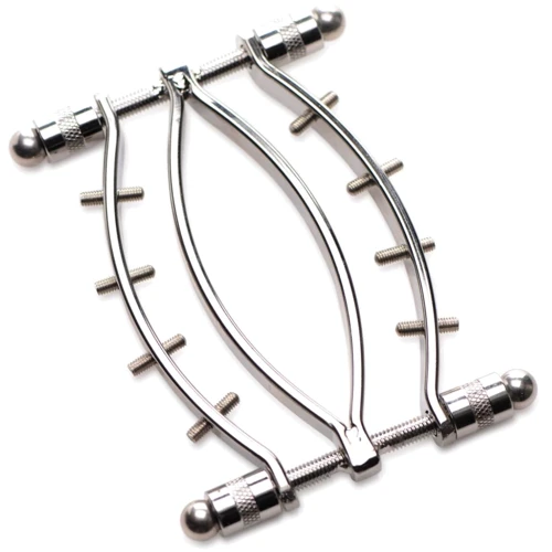 Зажим для половых губ Master Series Spread'Em Poker Vagina Clamp with Adjustable Pressure Screws
