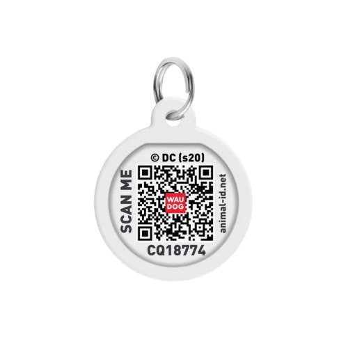 Адресник металлический WAUDOG Smart ID c QR паспортом рисунок Супермен-герой 25 мм Русско-английский (0625-1009ru-eng): Производитель WAUDOG