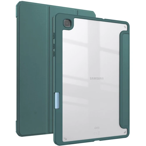 Аксессуар для планшетных ПК BeCover Case Book Soft Edge with Pencil mount Dark Green for Samsung Galaxy Tab S6 Lite 2024 P620/P625/P627 (710838): Цвет зеленый
