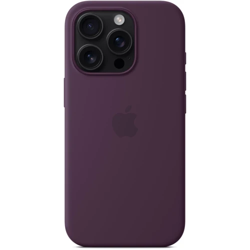 Чехол для iPhone Apple iPhone 16 Pro Silicone Case with MagSafe - Plum (MYYM3ZM/A): Тип чехла накладка на заднюю часть