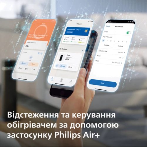 Обогреватель Philips CX5120/11: Вес 2.4 кг